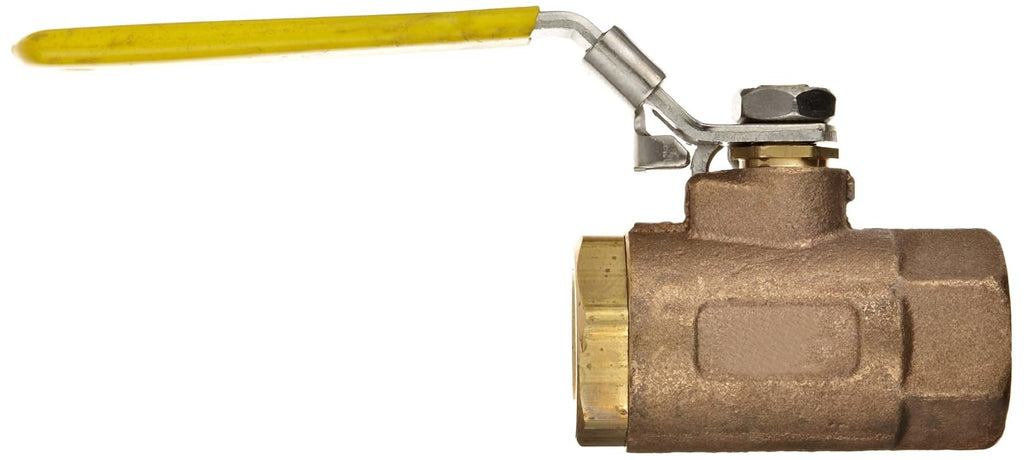 Dixon BBLV75 Brass Ball Valve, Locking Handle, 3/4" NPT Female
