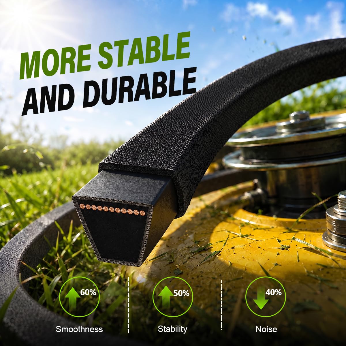754-04044 Deck Belt 134" x 0.5" Replacement for Cub Cadet