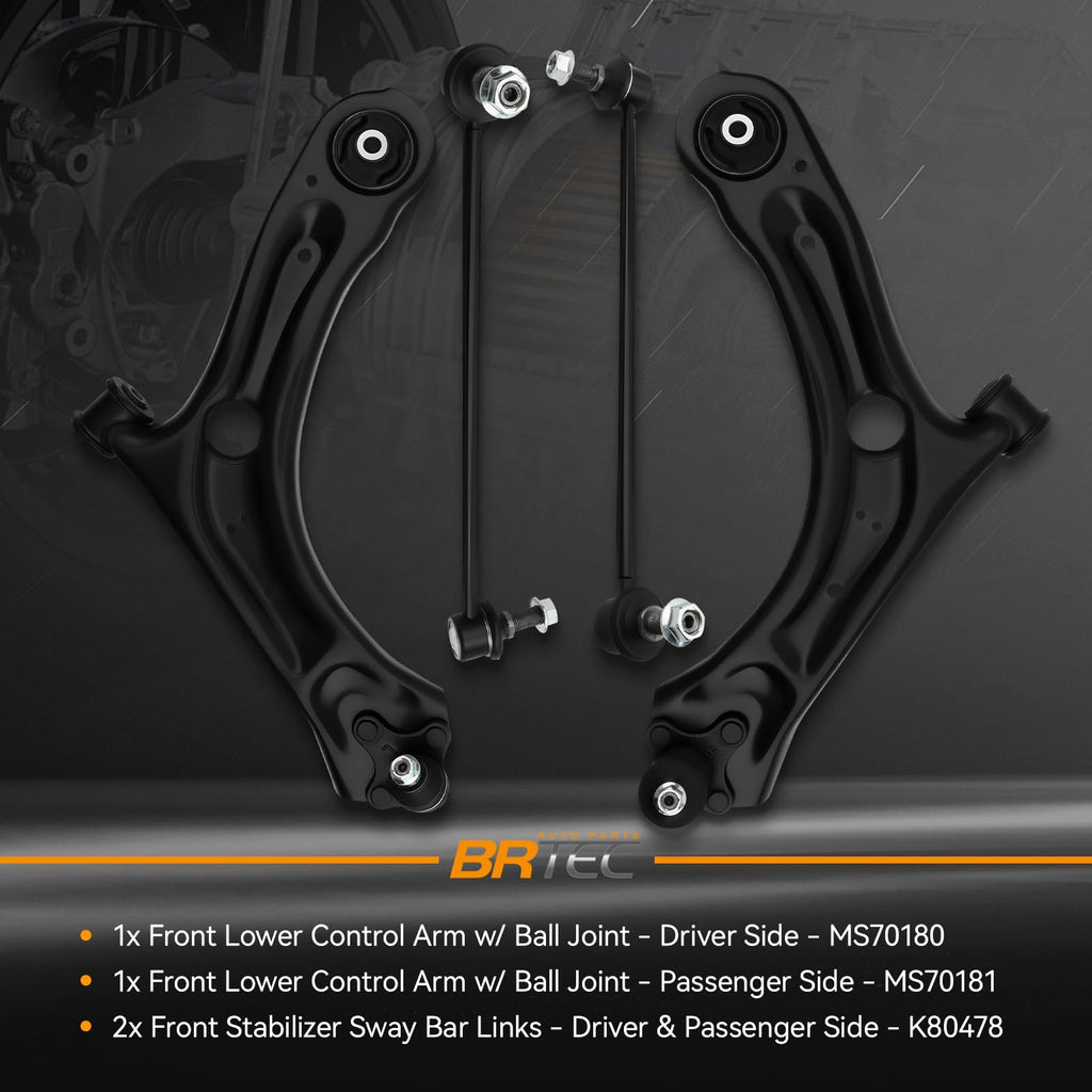 Front Lower Control Arms Suspension Kit for VW Beetle Passat