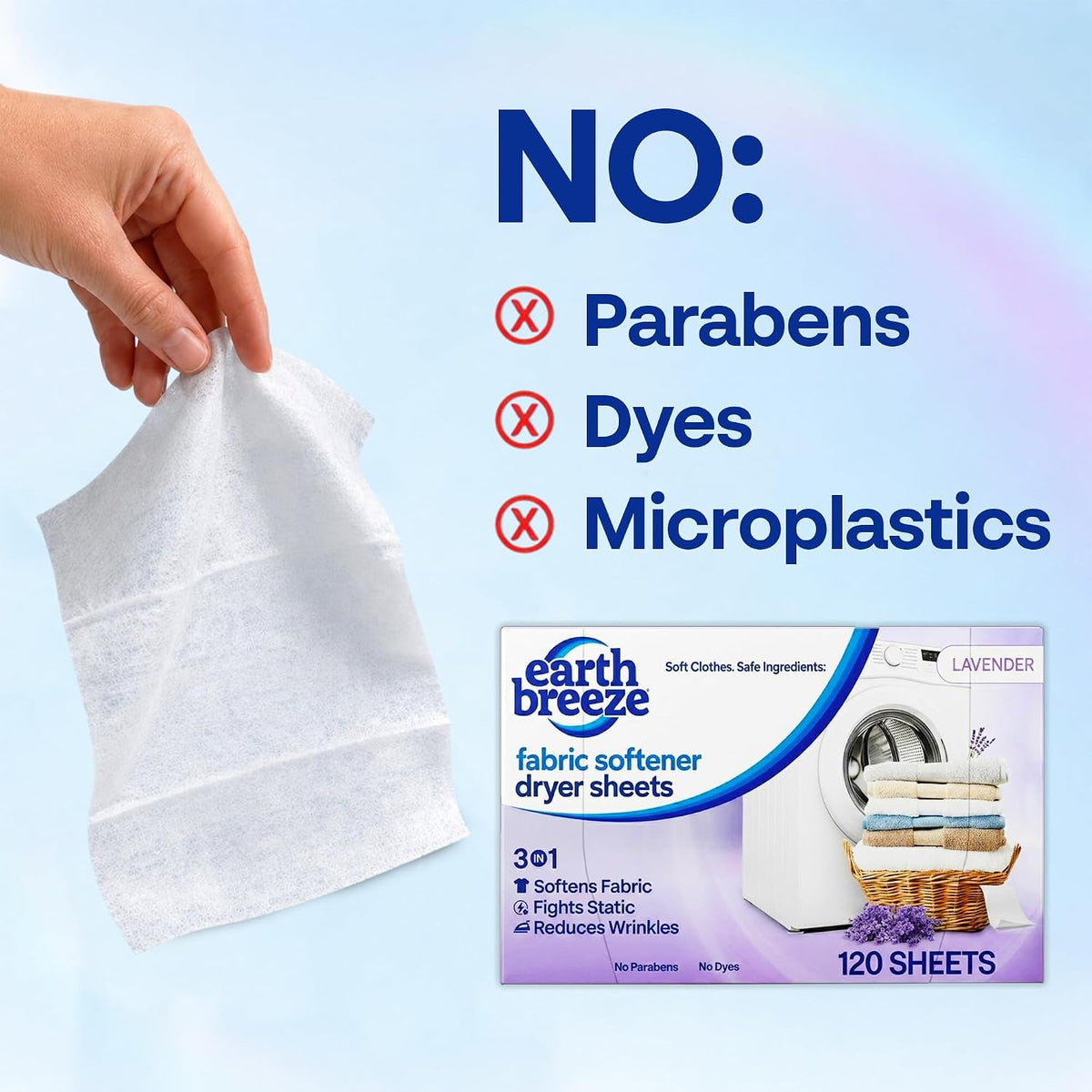 Fabric Softener Dryer Sheets Lavender (1 Pack)