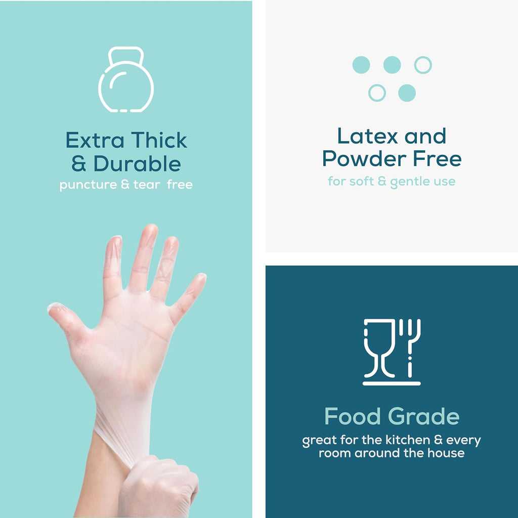Disposable Plastic Vinyl Gloves