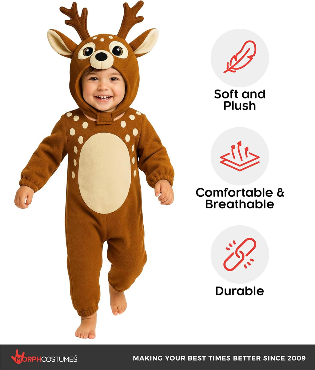 Toddler Deer Costume, Baby Deer Halloween Costumes, Infant Fawn Costume, Halloween Costumes For Kids