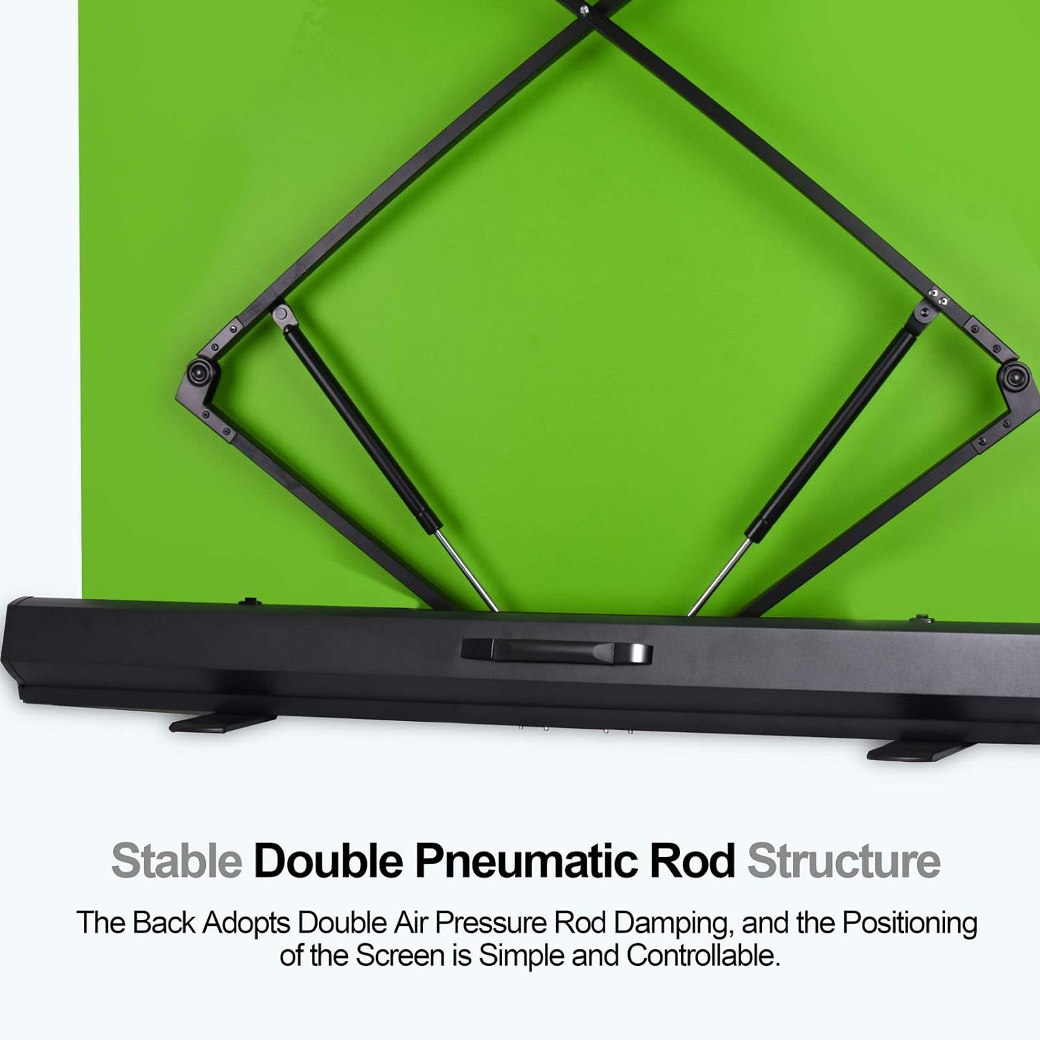 Green Screen, 58x74in Collapsible Chroma Key Panel for Backdrop | Portable & Retractable Wrinkle-Resistant Backdrop