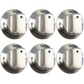 6Pcs 318242275 Burner Control Knob Compatible with Electrolux Range/Cooktop