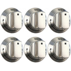 6Pcs 318242275 Burner Control Knob Compatible with Electrolux Range/Cooktop