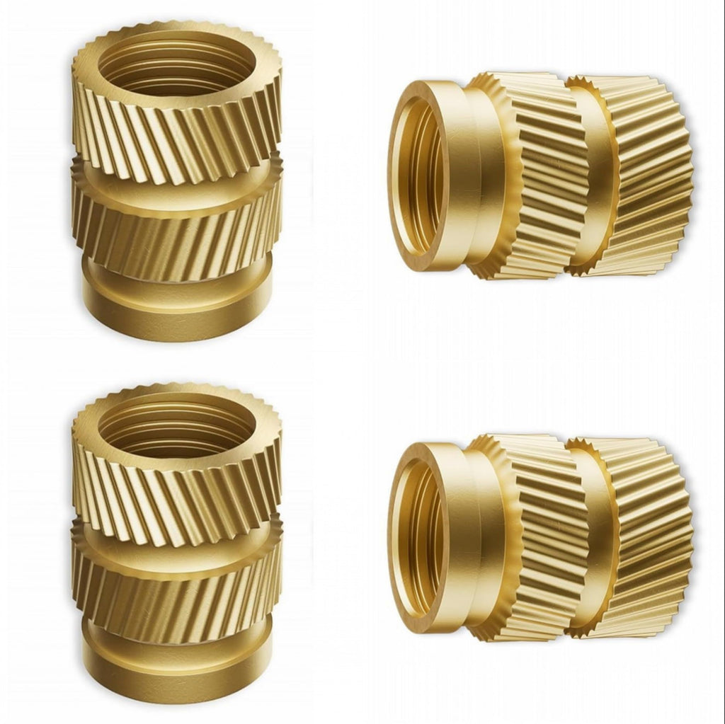 100pcs Brass Threaded Inserts, M3x5.7x4.6 Heat Set Insert for 3D Printing