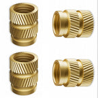 100pcs Brass Threaded Inserts, M3x5.7x4.6 Heat Set Insert for 3D Printing