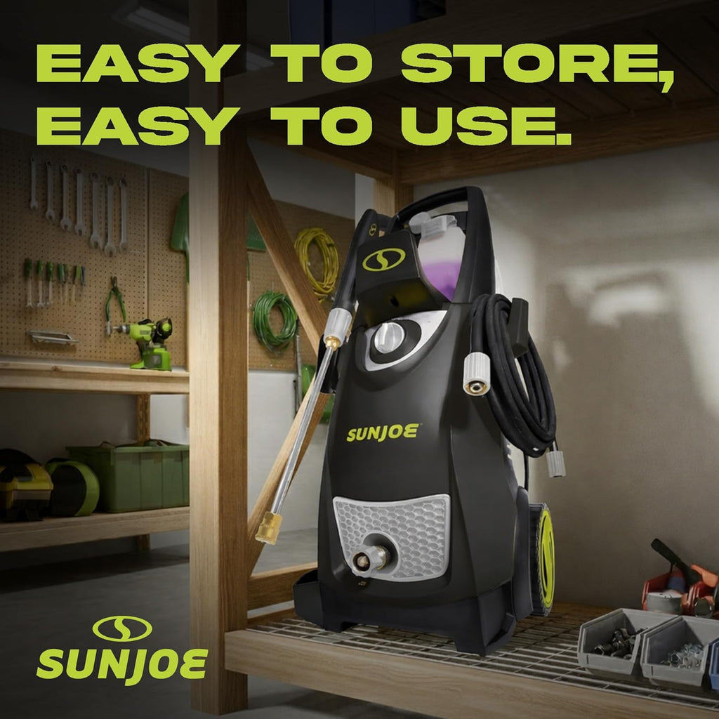 Pressure Washer, Electric Power Washer, Heavy-Duty Portable Cleaning & Washing Machine System with Patios &