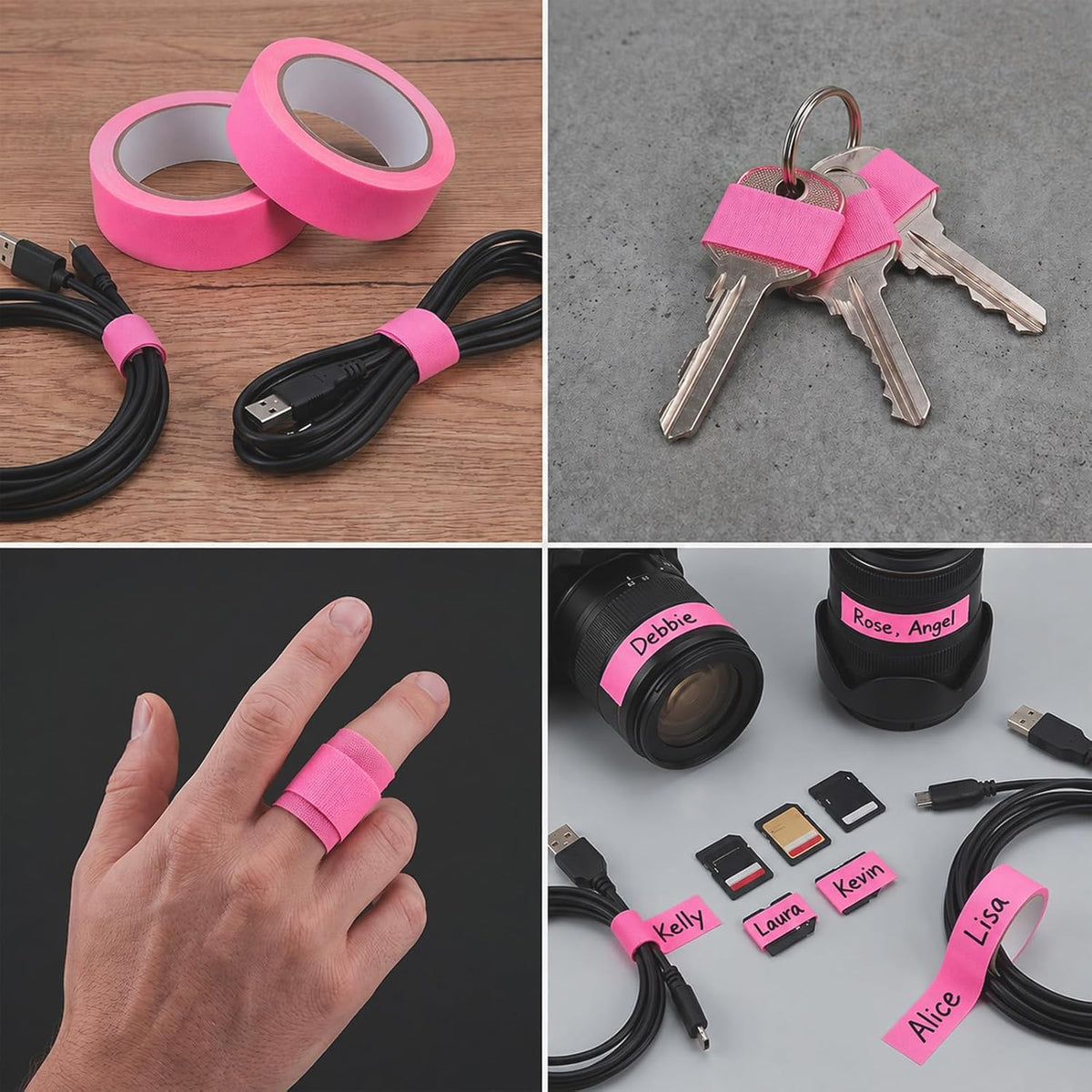 33 Feet Neon Hot Pink Gaffer Tape Pink Electrical Tape