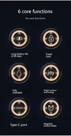 Magnetic Rotary Electric Shaver for Men with Digital Display