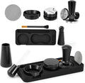 51mm Espresso Accessories Kit with Silicone Tamping Station, 7PCS | Espresso Tools Kit Includes Coffee Tamper