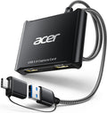 USB 3.0 HDMI Capture Card, 4K HDMI Loop-Out, 1080P 60Hz for Streaming | Low-Latency Audio Video Capture, USB Type-A &