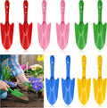 10 Pack Colorful Metal Hand Shovels, Garden Trowel Set Small Gardening Hand Tools for Soil Planting Digging