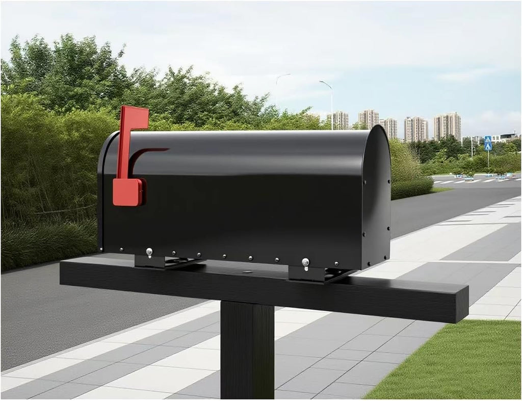 Adjustable Mailbox Bracket,Carbon Steel,Adjustable Design(fits mailboxes with 5-1/4" to 10-1/4"Wide Floor)