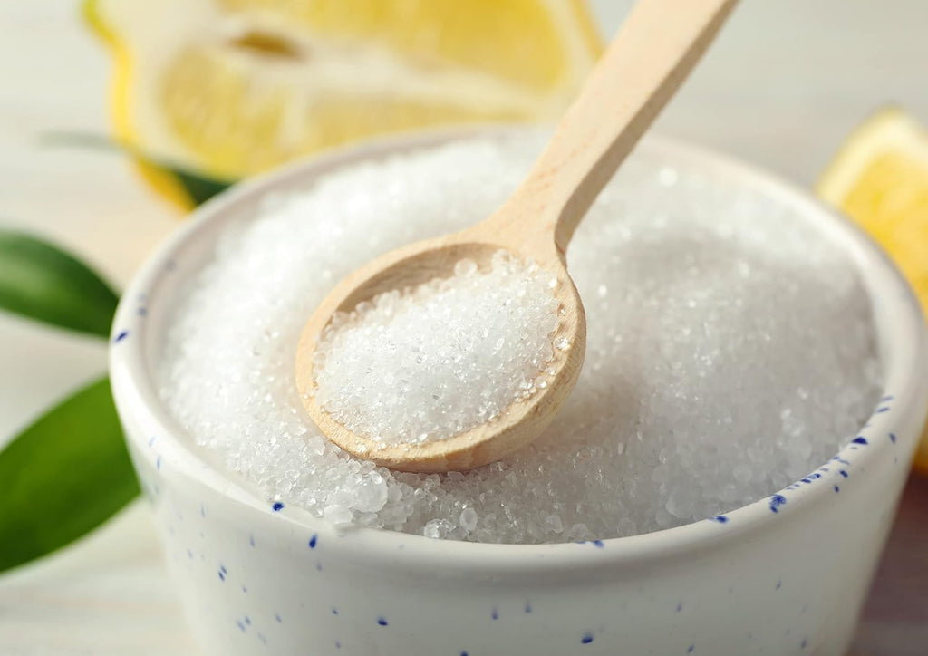Citric Acid Powder, 4 Ounces - Anhydrous, Fine Granules, Food Grade Lemon Salt, Great for Cheese Making, Household