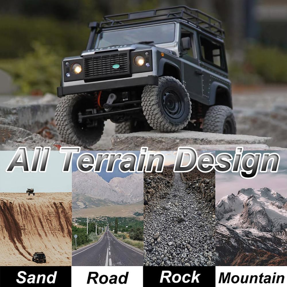 RC Rock Crawler RC Truck 4x4 MN99S Land Rover 1/12 Scale RC Crawler | Remote Control Truck Off Road All Terrain