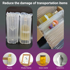 Large Bubble Cushion Wrap for Packing Fragile Items Inflatable Air Pillows for Shipping, Heavy Duty Reusable