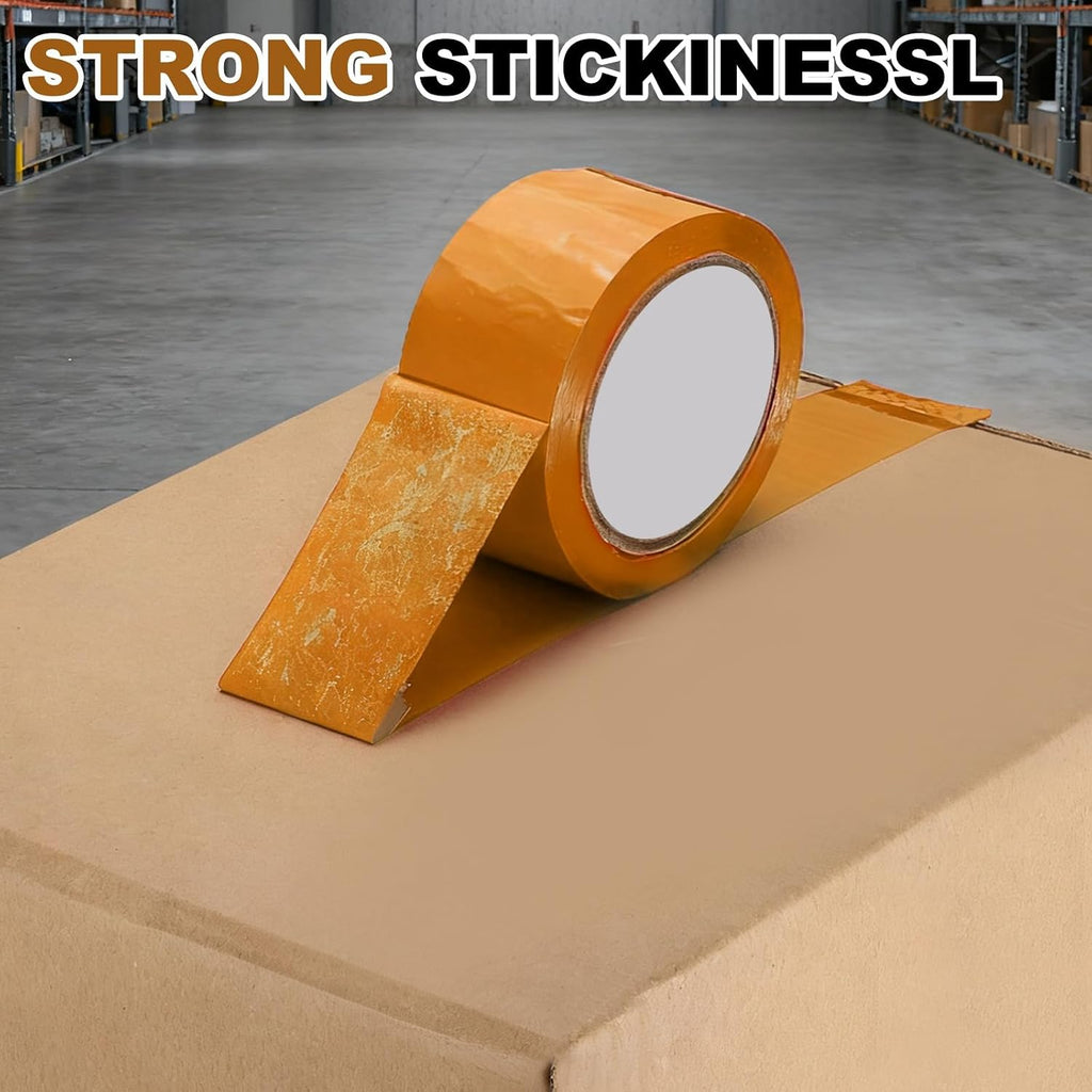 Sealing Tape 2.36 Inch x 87.5 Yard, Carton Sealing Packing Tapes for Shipping Moving Mailing Boxes Packaging, Yellow