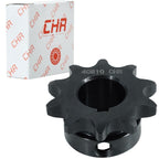 CHR #40 Roller Chain Sprocket, 10 Tooth, 1/2" Pitch, 3/4" Bore, 0.188" Keyway, Carbon Steel, B-Type Hub, 1.803" OD - ISO 9001-2000 Certified