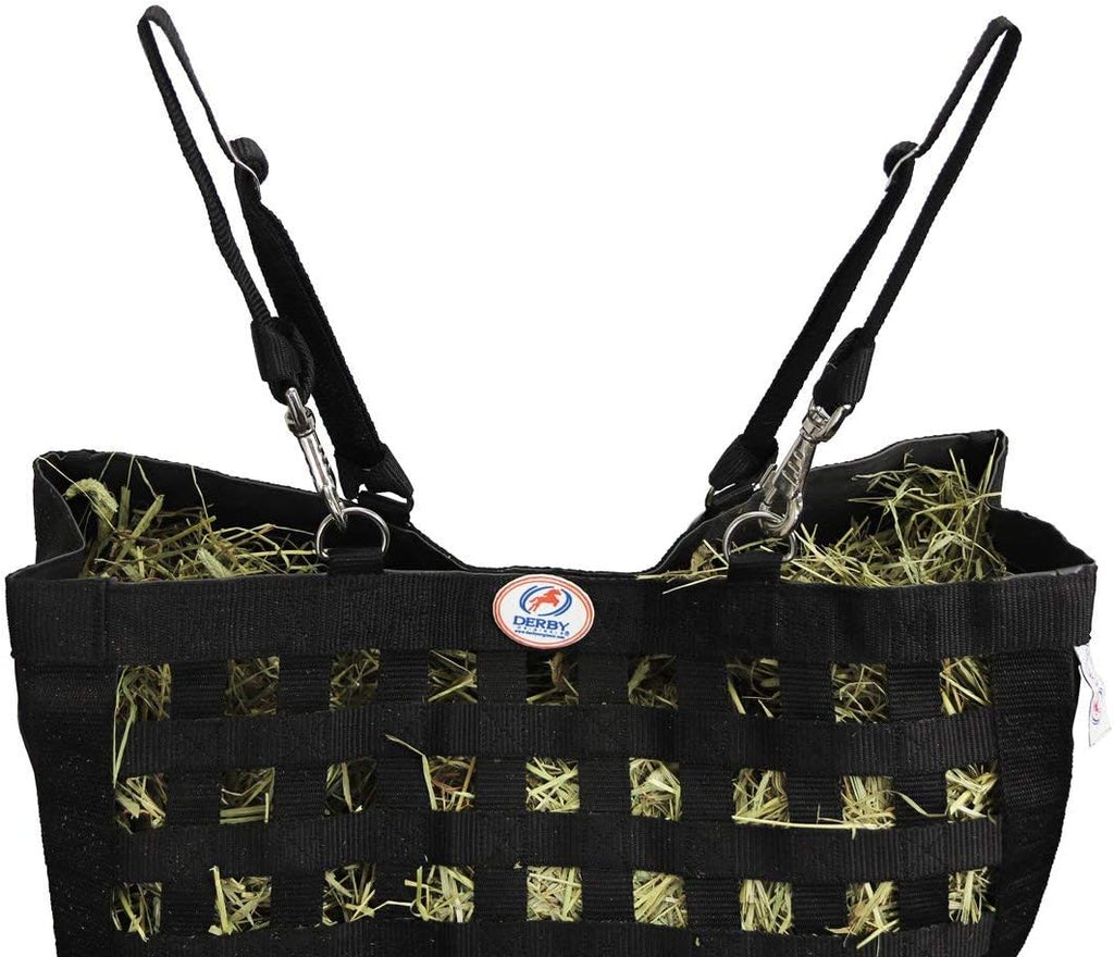 Ultra Slow Feeder Horse Hay Bag with Super Tough Bottom and 6 Month Warranty
