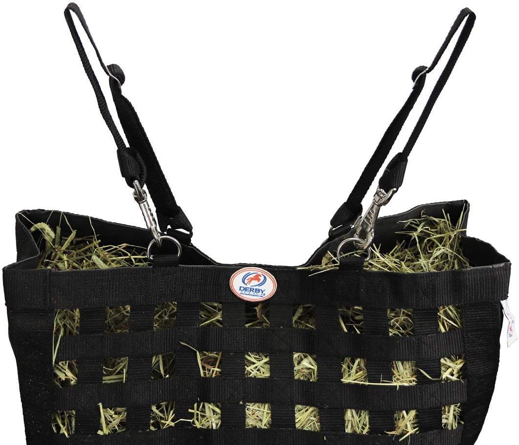 Ultra Slow Feeder Horse Hay Bag with Super Tough Bottom and 6 Month Warranty