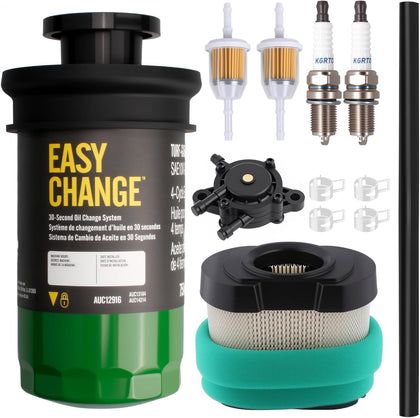 AUC13707 Maintenance Kit Compatible with JD 100 Series E120 E130 E170 E180 S100 S170 S180, AUC12916 LG266 Oil Change