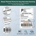4x6 Thermal Labels, 500 per Roll,Shipping Labels for Small Business