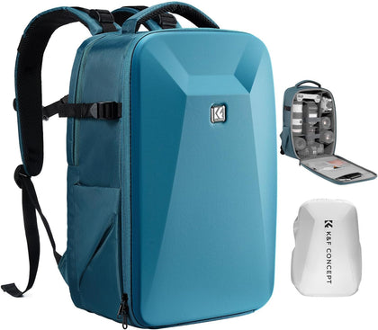 Camera Backpack,Hardshell Photography DSLR Camera Bag | 15-15.6 Inch Laptop Compartment, Waterproof, Hard Shell