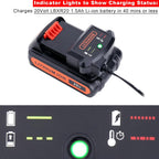LCS1620B Compatible with Black and Decker 20V MAX Lithium Battery Charger