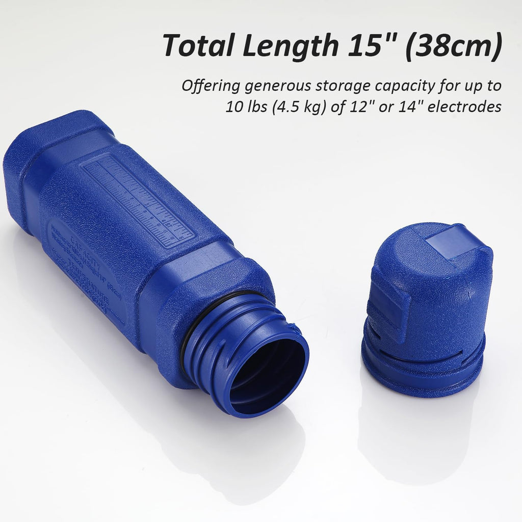 14" Rod Storage Container Tube 1 Pack for 10LB SMAW Welding Stick Electrode