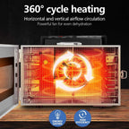 6 Trays Food Dehydrator Fruit Drying Machine Dryer for Vegetables Dried Meat Stainless