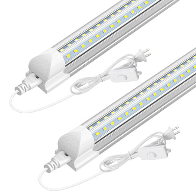 LED Shop Lights 3FT, 34W 4760LM 5000K Daylight White, V-Shape