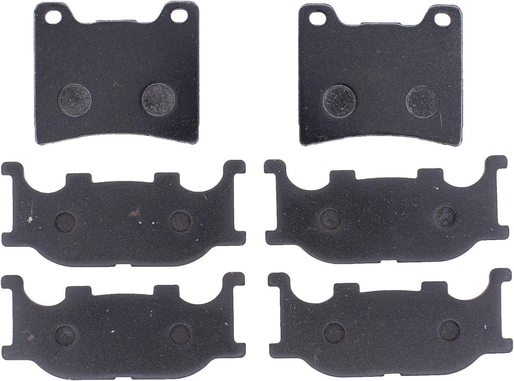 MOTOKU Front and Rear Brake Pads for Vstar 1100 1999-2009