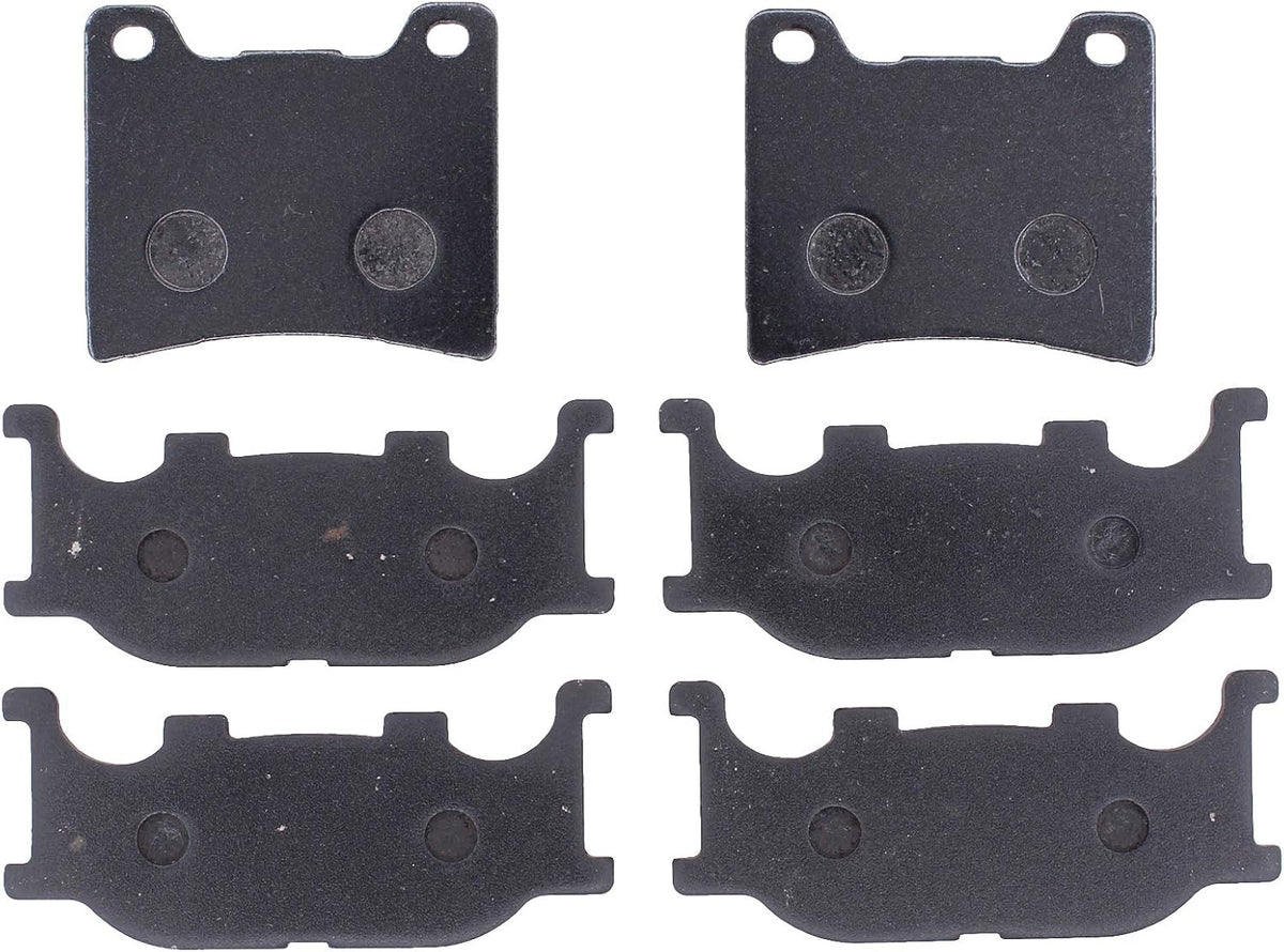 MOTOKU Front and Rear Brake Pads for Vstar 1100 1999-2009