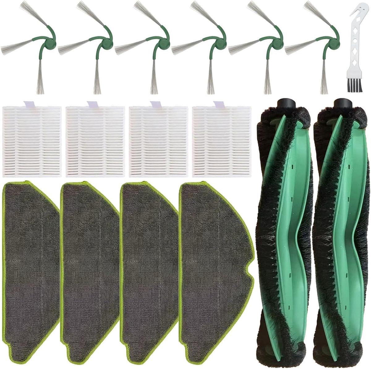 17 Pack Replacement Parts for iRobot Roomba 115X Combo / 115X Combo+ Vacuum
