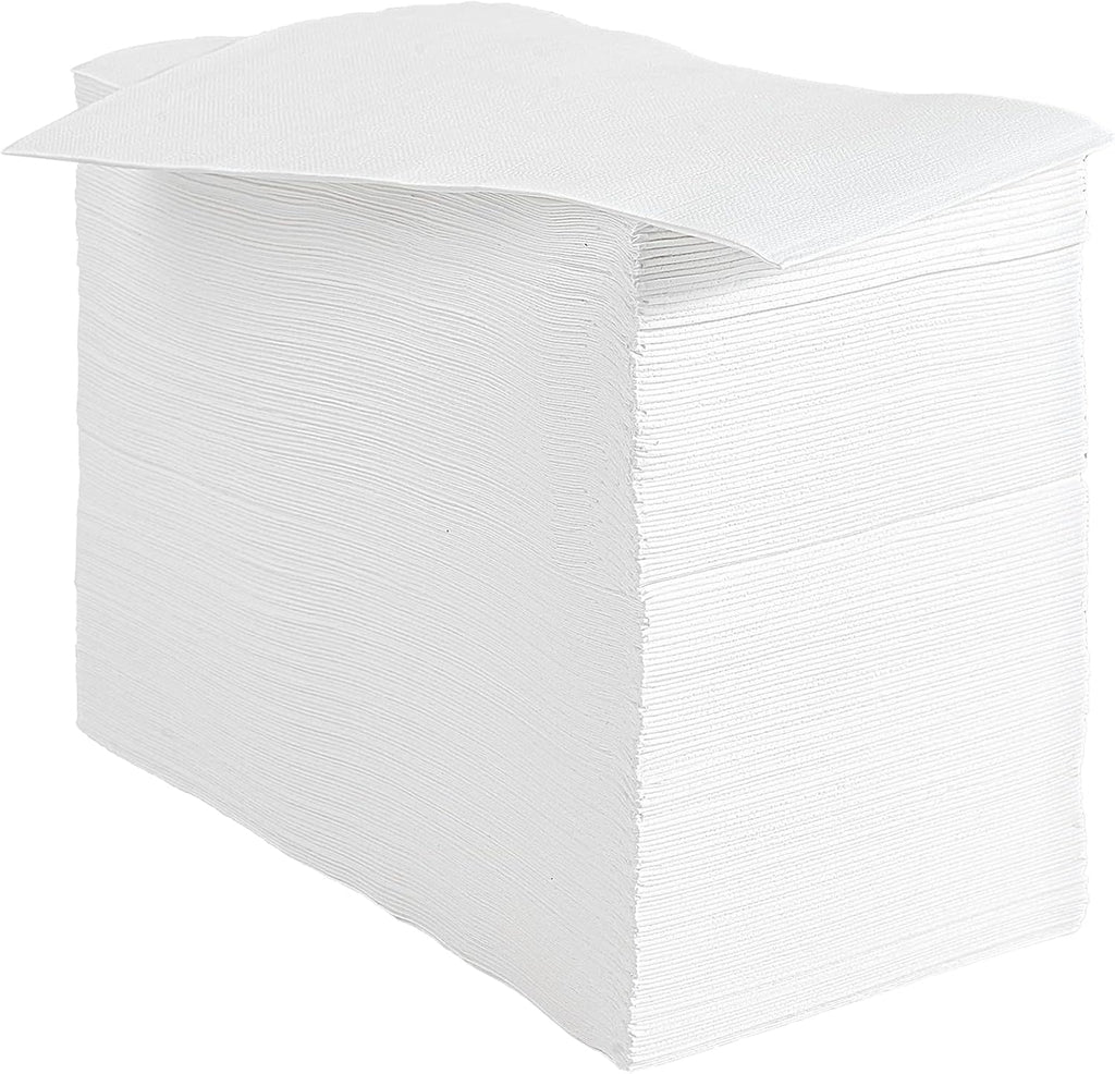 200 Pack Paper Napkins, Soft Disposable Dinner Napkins, 3 Ply, White