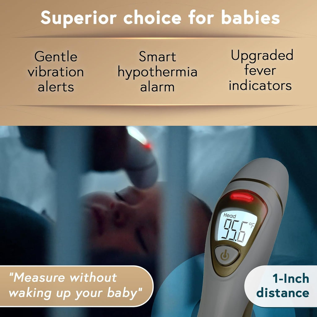 Pro Series | Ear Thermometer with Non-Touch Forehead Function | Superior Accuracy for Adults, Kids, Babies | Premium