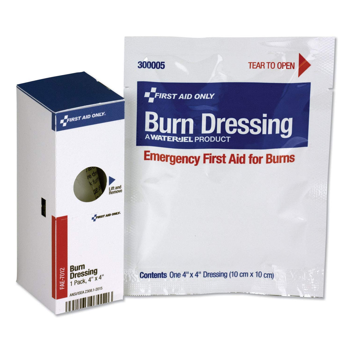 FAE-7012 Burn Dressing Burn Bandage Refill, 4" x 4", 1 Count