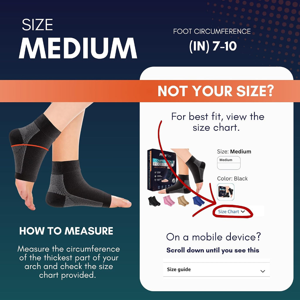 Ankle Brace Socks - Ankle Compression Sleeve - Foot Brace for Women & Men