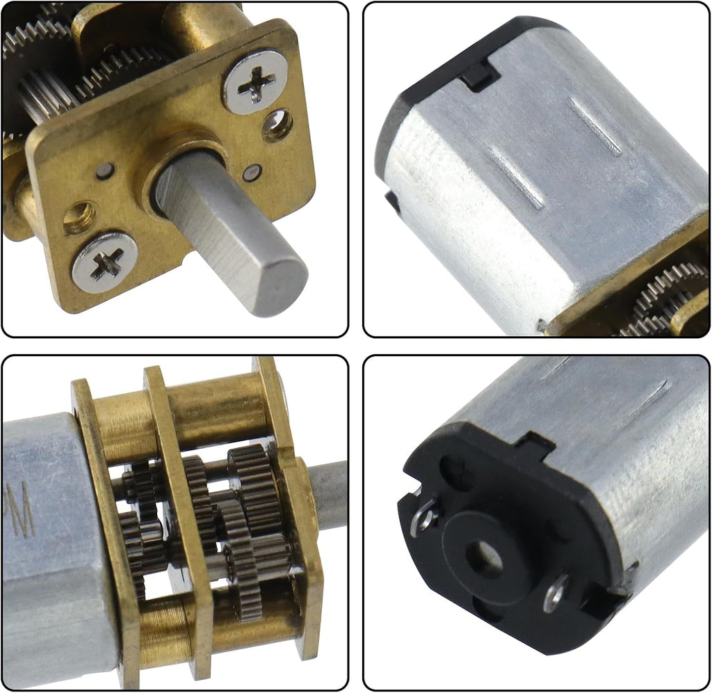 Antrader 30 RPM DC 6V GA12-N20 Micro DC Geared Electric Motor