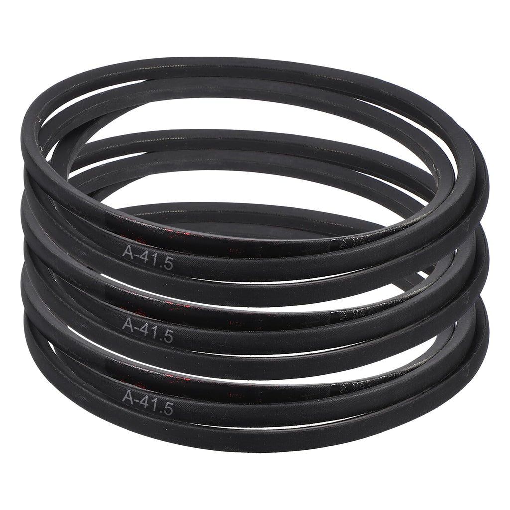 uxcell 3 Pack A41 1/2 Classic Wrapped V-Belt,43" Outer Circ A Profile,Black