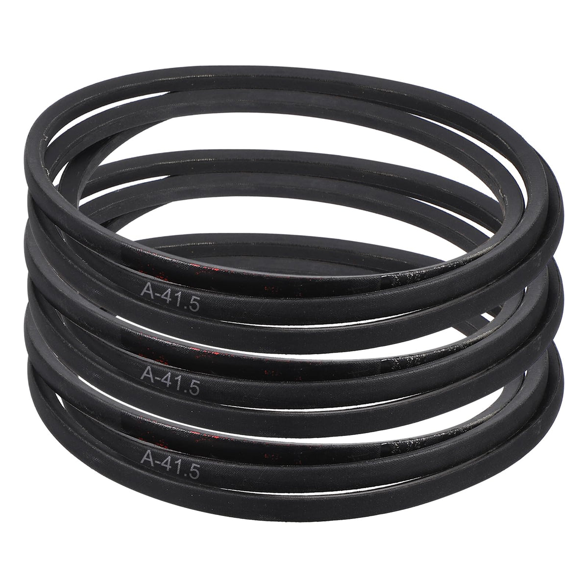 uxcell 3 Pack A41 1/2 Classic Wrapped V-Belt,43" Outer Circ A Profile,Black