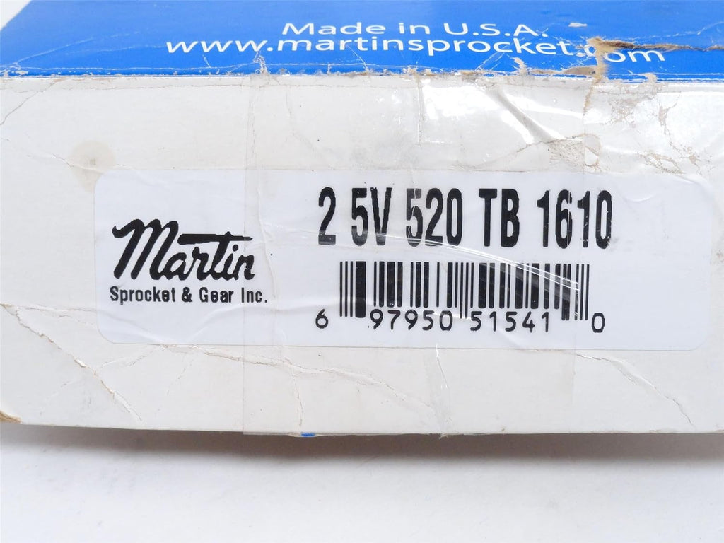 MARTIN - 2 5V 520 TB - (1610) HI-Cap TB SHEAVE - UPC: 697950515410 - Factory New