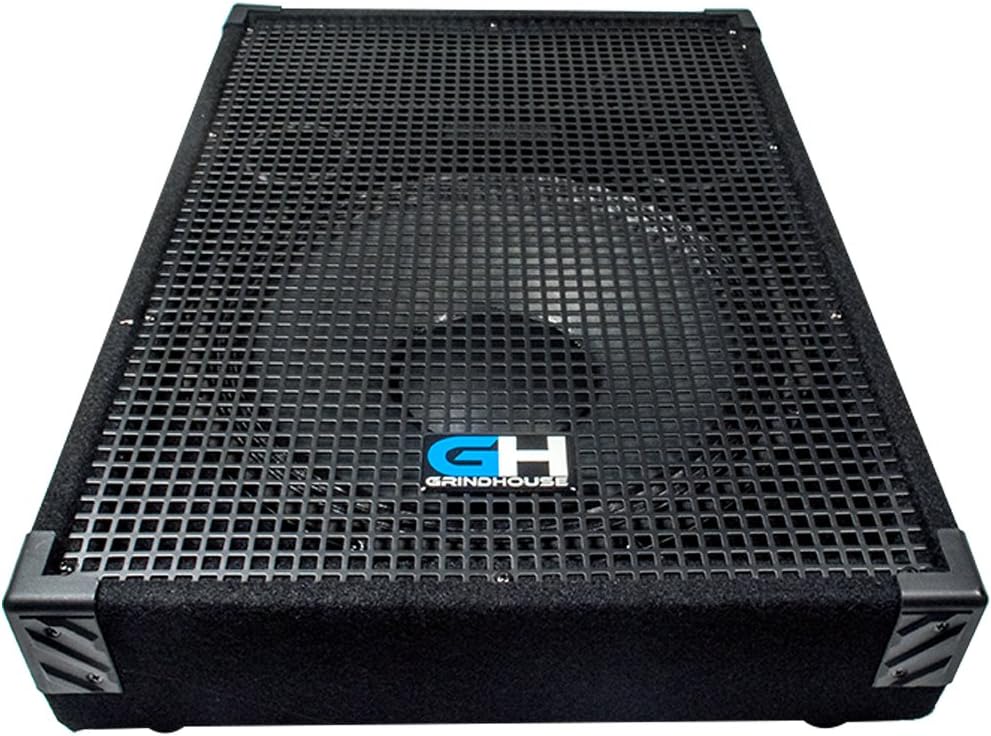 GH15M-Pair - Pair of 15 Inch Passive Wedge Floor / Stage Monitors 400 Watts RMS each - PA/DJ Stage, Studio, Live
