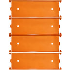 4 Pack Aluminium Quarter Coin Tray - Stackable Single Compartment Coin Sorting and Storage Tray - Holds 1600 Quarters