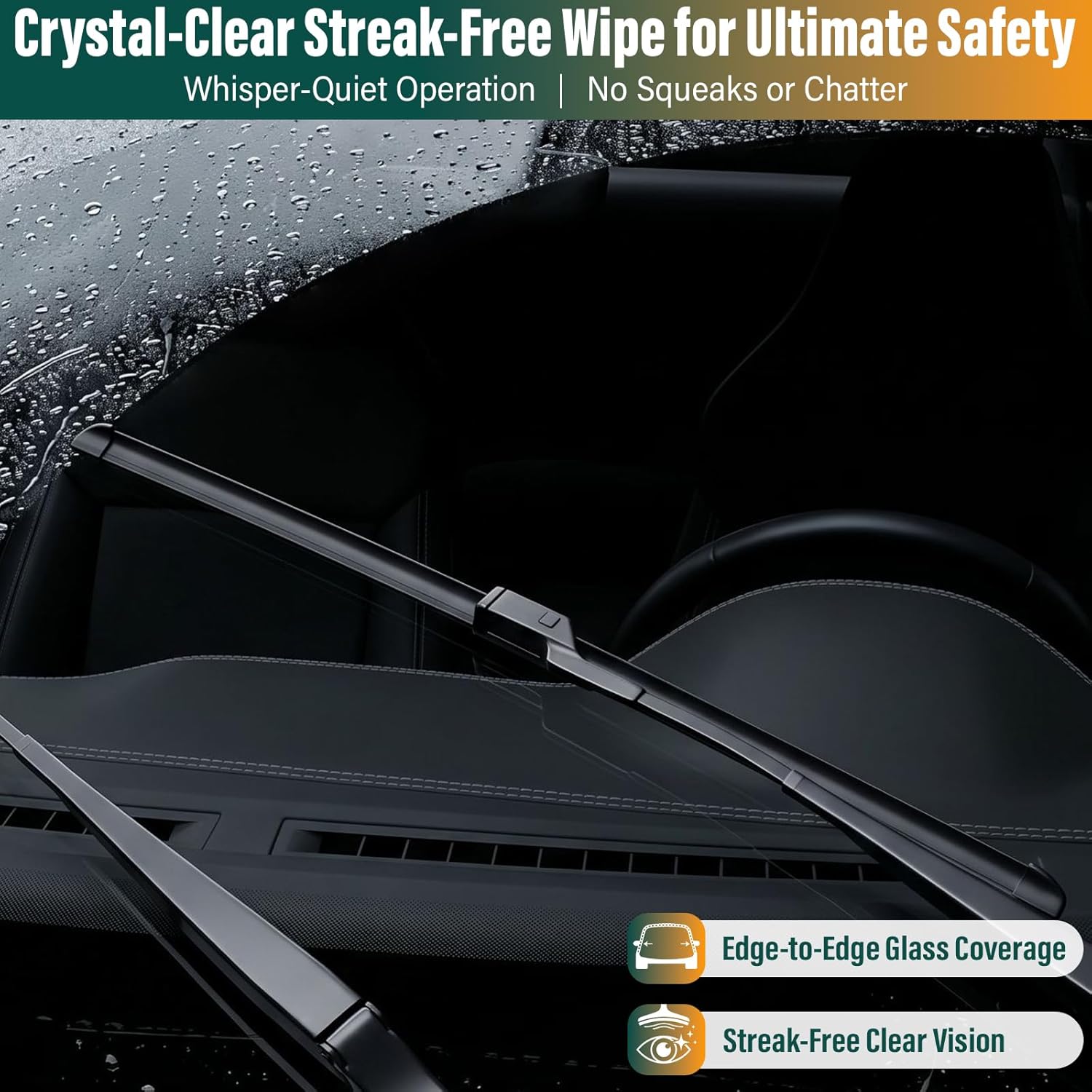 Windshield Wiper Blades Replacement for Ford Transit-150 Transit-250 Transit-350 2015 2016 2017 2018 2019 2020 2021