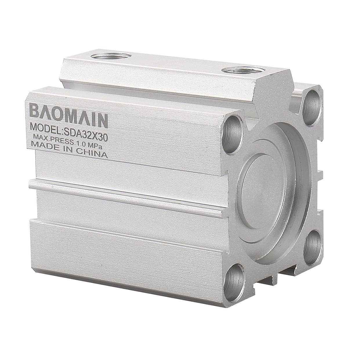 Baomain Compact Thin Air Cylinder SDA32x30 32mm Bore 30mm Stroke