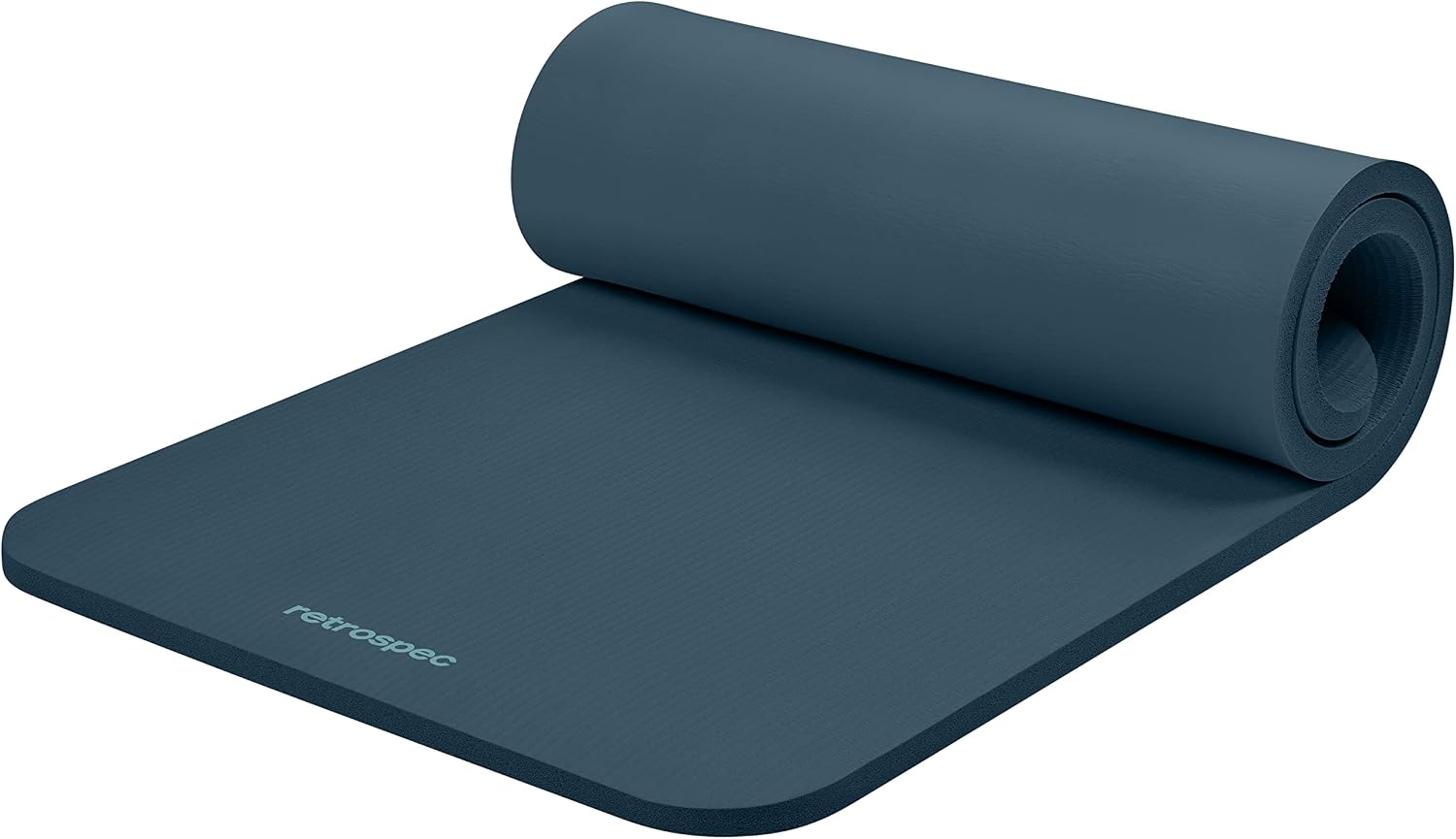 Solana Yoga Mat 1" Thick w/Nylon Strap for Men & Women - Non Slip Exercise Mat for Home Yoga, Pilates, Stretching