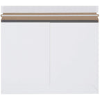 12 1/4 x 9 3/4" White Side Loading Stayflats Lite Mailers