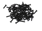 iexcell 100 Pcs M3 x 16mm Thread Pitch 0.5 mm Alloy Steel 12.9 Grade Hex Socket Flat Head Cap Screws Bolts Kit, Black Oxide Finish